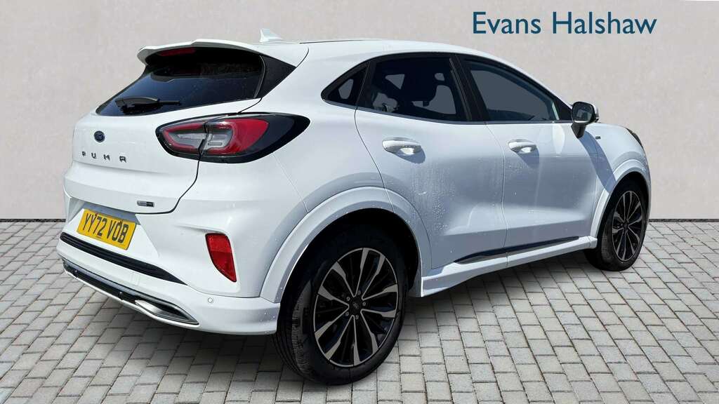 Ford Puma 1.0 Ecoboost Hybrid Mhev 155 St-line Vignale 2 YY72VOB White #6