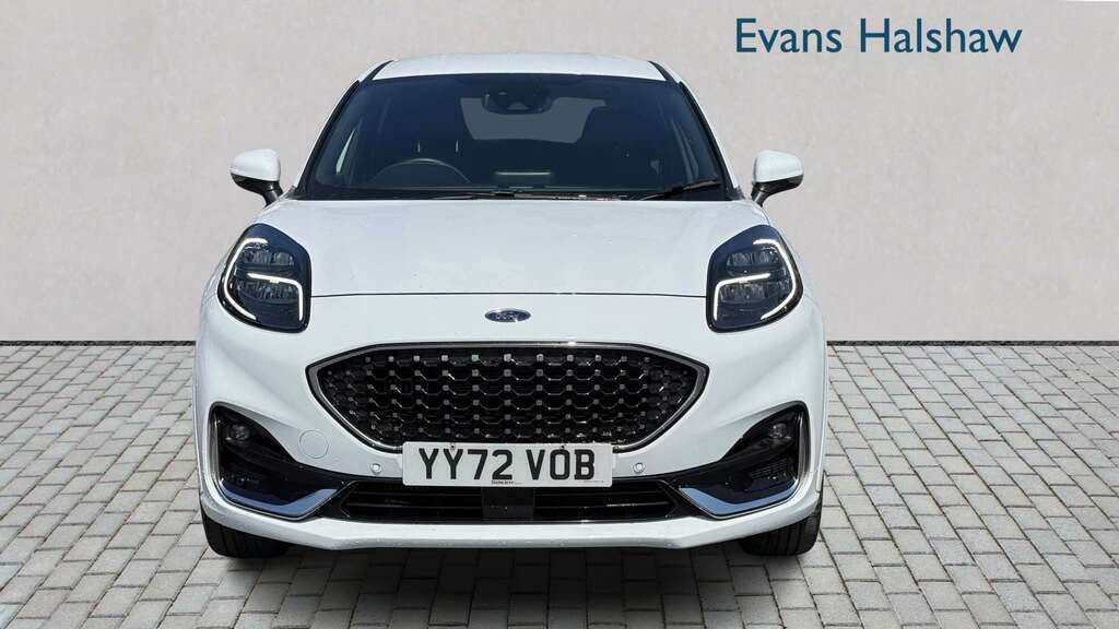 Ford Puma 1.0 Ecoboost Hybrid Mhev 155 St-line Vignale 2 YY72VOB White #3