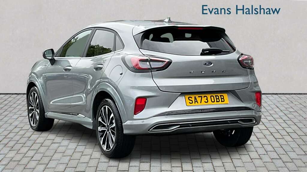 Ford Puma 1.0 Ecoboost Hybrid Mhev 155 St-line Vignale 2 SA73OBB Silver #2