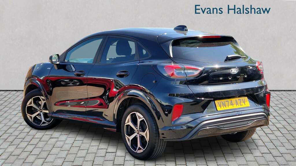 Ford Puma 1.0 Ecoboost Hybrid Mhev St-line 2024 VN74AZV Black #2