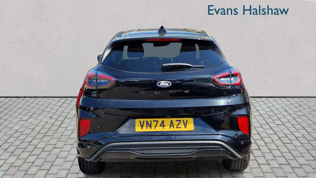 Ford Puma 1.0 Ecoboost Hybrid Mhev St-line 2024 VN74AZV Black #4