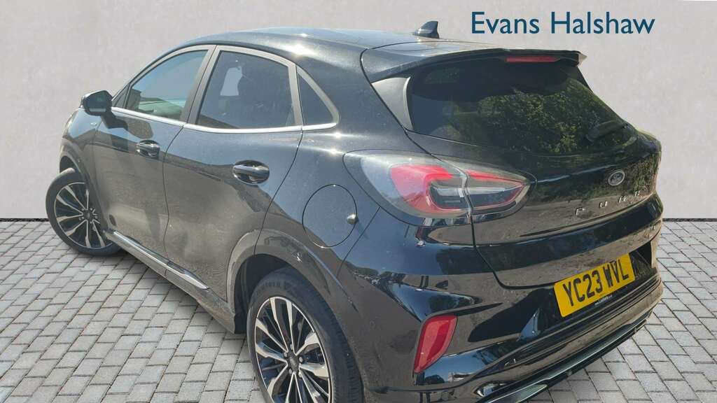 Ford Puma 1.0 Ecoboost Hybr Mhev 155 St-line Vignale Dct YC23WVL Black #2