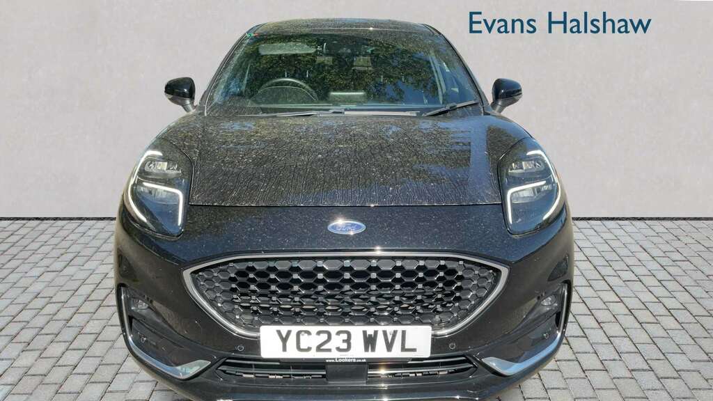 Ford Puma 1.0 Ecoboost Hybr Mhev 155 St-line Vignale Dct YC23WVL Black #3