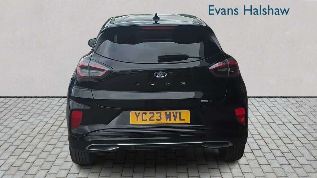 Ford Puma 1.0 Ecoboost Hybr Mhev 155 St-line Vignale Dct YC23WVL Black #4