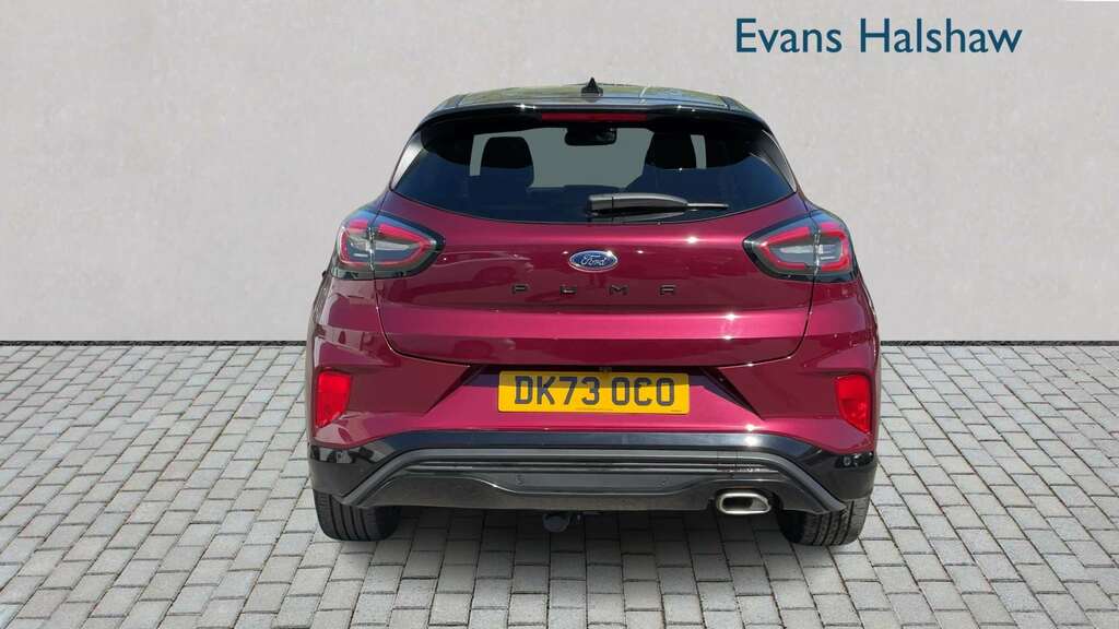 Ford Puma 1.0 Ecoboost Hybrid Mhev Vivid Ruby Edition 20 DK73OCO Red #4