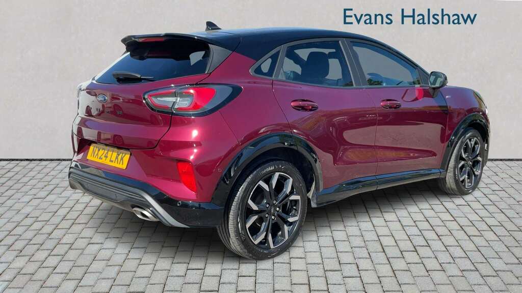 Ford Puma 1.0 Ecoboost Hybrid Mhev Vivid Ruby Edition 20 NX24LKK Red #2