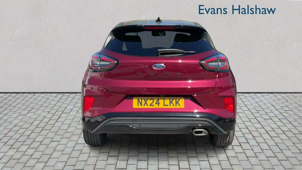 Ford Puma 1.0 Ecoboost Hybrid Mhev Vivid Ruby Edition 20 NX24LKK Red #5