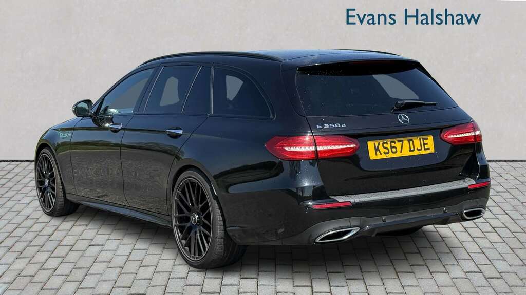 Mercedes-Benz E Class E350d Amg Line Premium Plus 9G-tronic 2018 KS67DJE Black #2