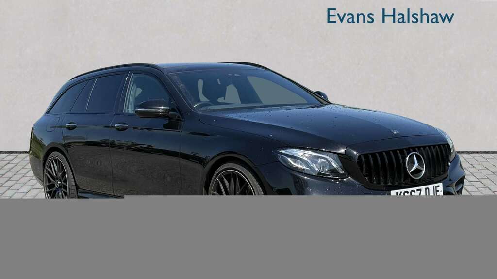 Mercedes-Benz E Class E350d Amg Line Premium Plus 9G-tronic 2018 Black