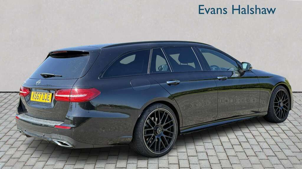 Mercedes-Benz E Class E350d Amg Line Premium Plus 9G-tronic 2018 KS67DJE Black #5