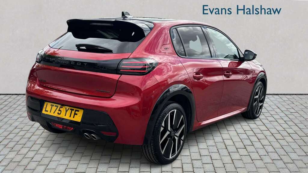 Peugeot 208 1.2 Hybrid 145 Gt Premium E-dsc6 2025 LT75YTF Red #4