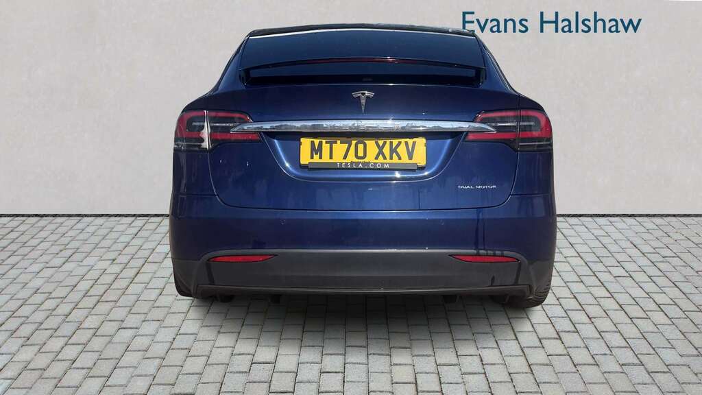 Tesla Model X Long Range Awd 2020 Blue #6
