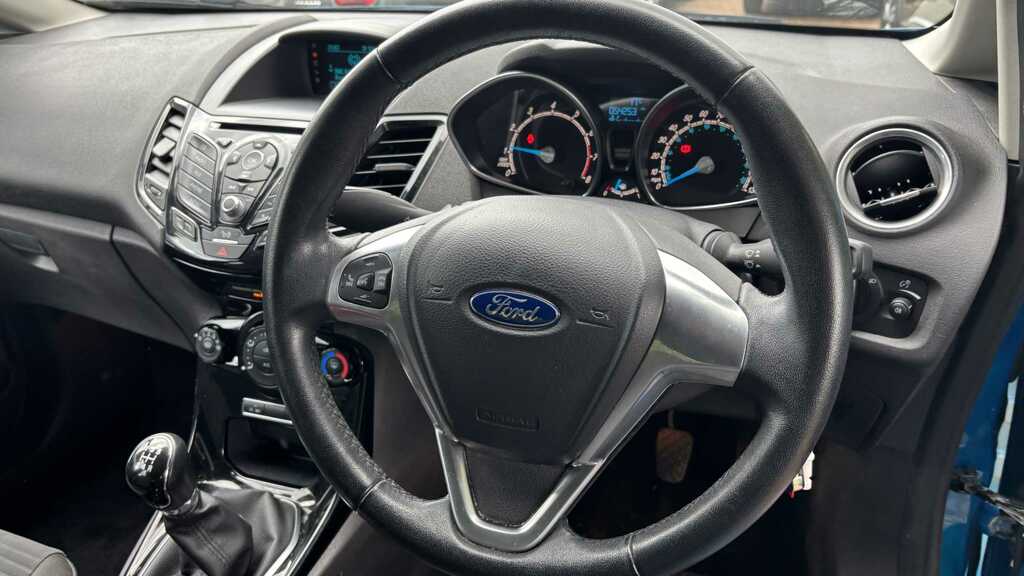 Ford Fiesta 1.0 Ecoboost Zetec 2015 KK15CKX Blue #6