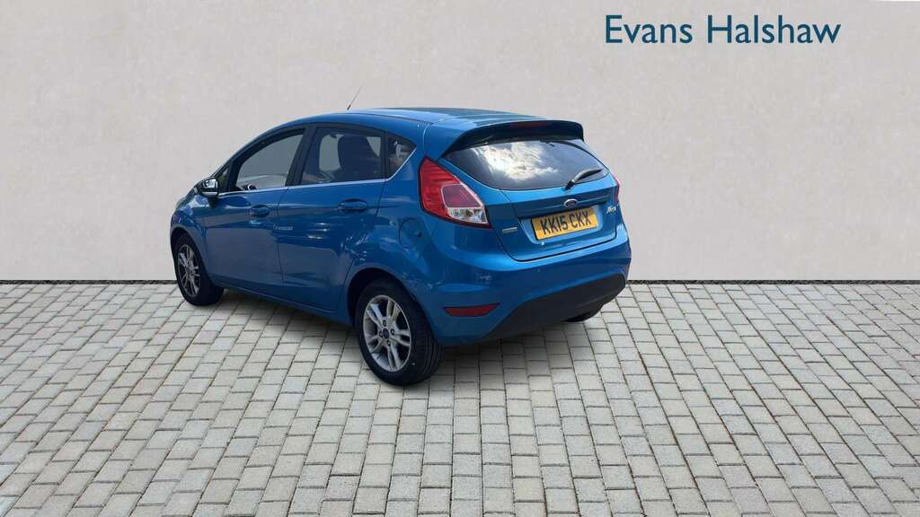 Ford Fiesta 1.0 Ecoboost Zetec 2015 KK15CKX Blue #3