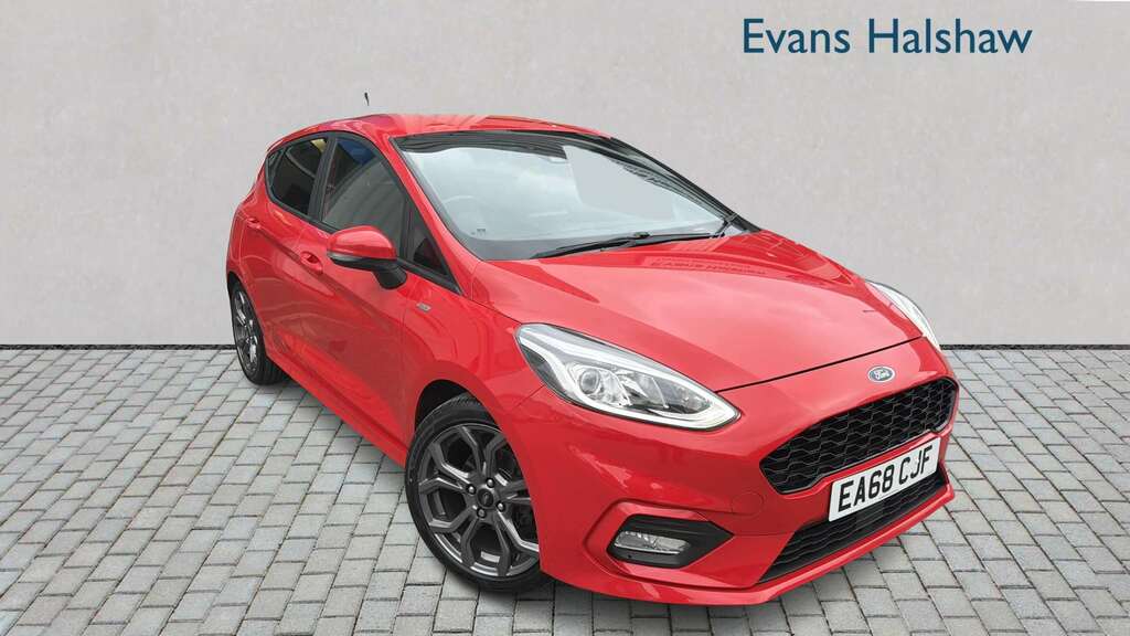Ford Fiesta 1.0 Ecoboost St-line 2018 Red