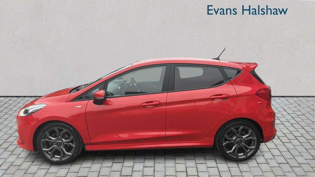 Ford Fiesta 1.0 Ecoboost St-line 2018 EA68CJF Red #3