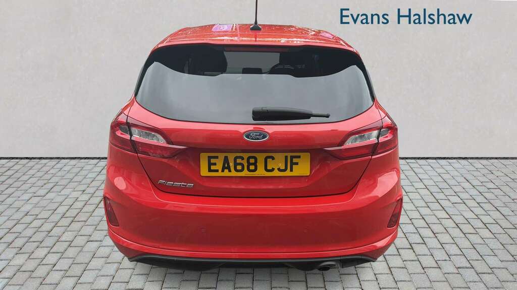 Ford Fiesta 1.0 Ecoboost St-line 2018 EA68CJF Red #5