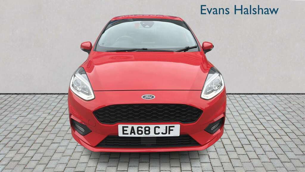 Ford Fiesta 1.0 Ecoboost St-line 2018 EA68CJF Red #4