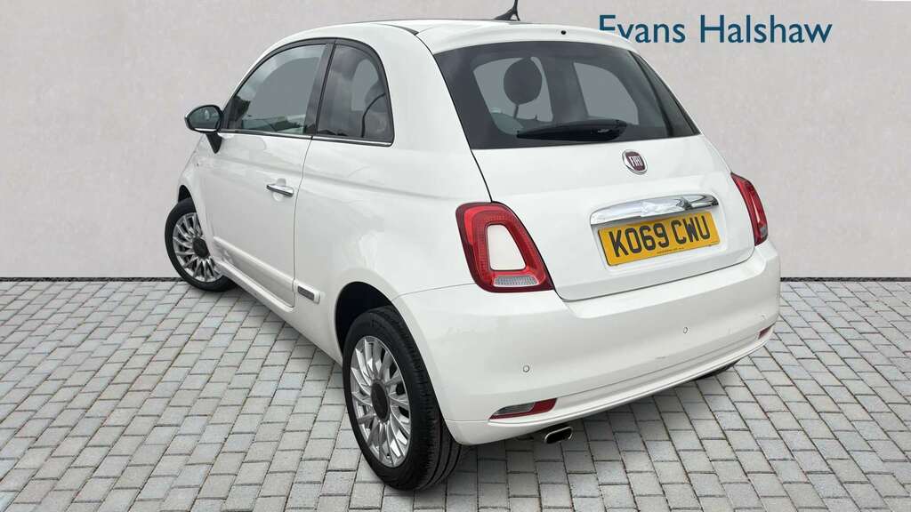 Fiat 500 1.2 Lounge Dualogic 2020 KO69CWU White #2