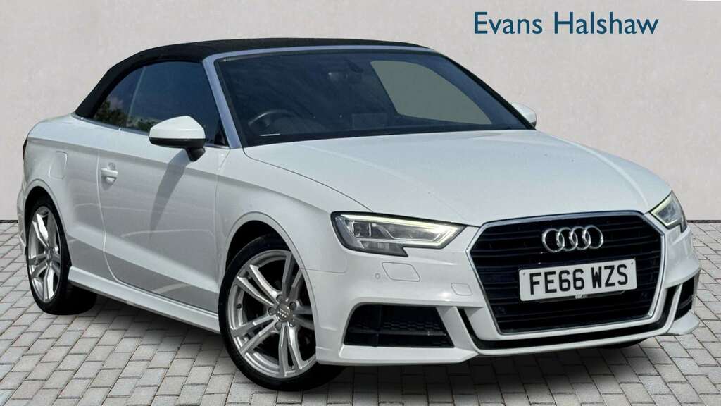 Audi A3 1.4 Tfsi S Line 2016 FE66WZS White