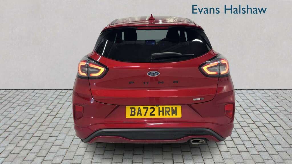 Ford Puma 1.0 Ecoboost Hybrid Mhev St-line X 2022 BA72HRM Red #4
