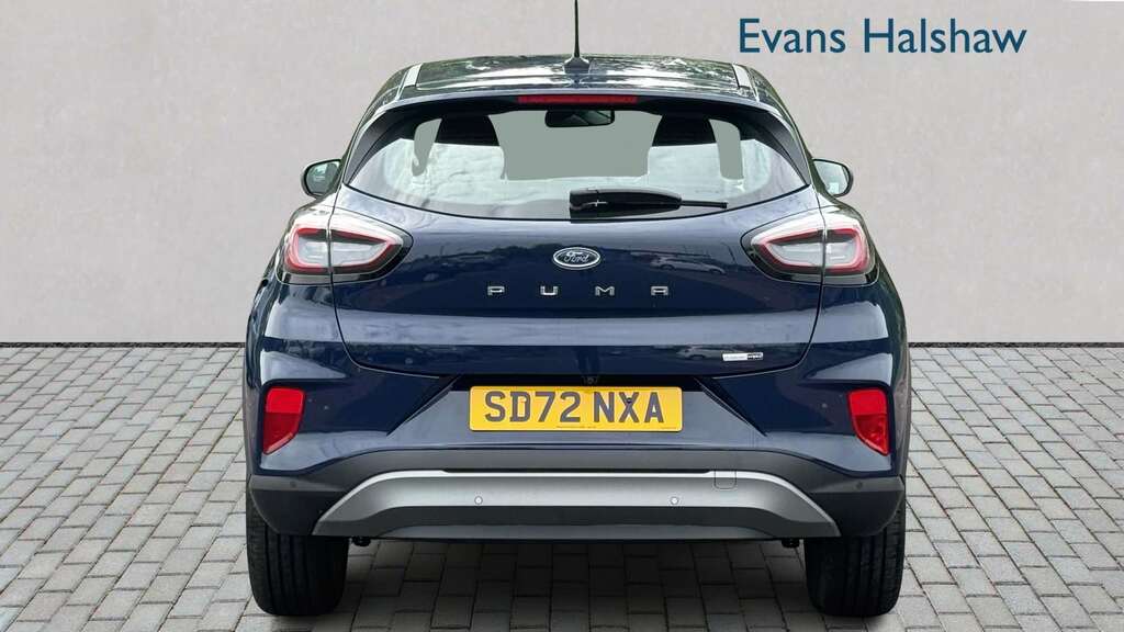 Ford Puma 1.0 Ecoboost Hybrid Mhev Titanium 2022 SD72NXA Blue #4
