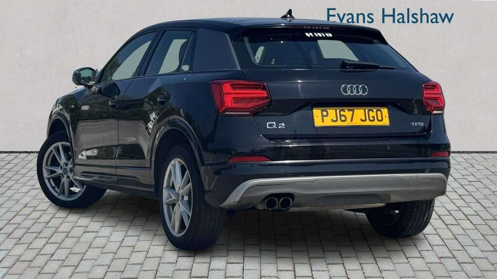 Audi Q2 1.4 Tfsi S Line S Tronic 2017 PJ67JGO Black #2