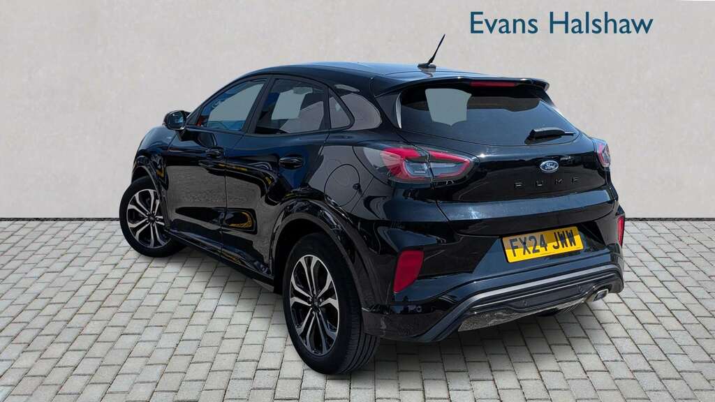 Ford Puma 1.0 Ecoboost Hybrid Mhev St-line 2024 FX24JWW Black #2
