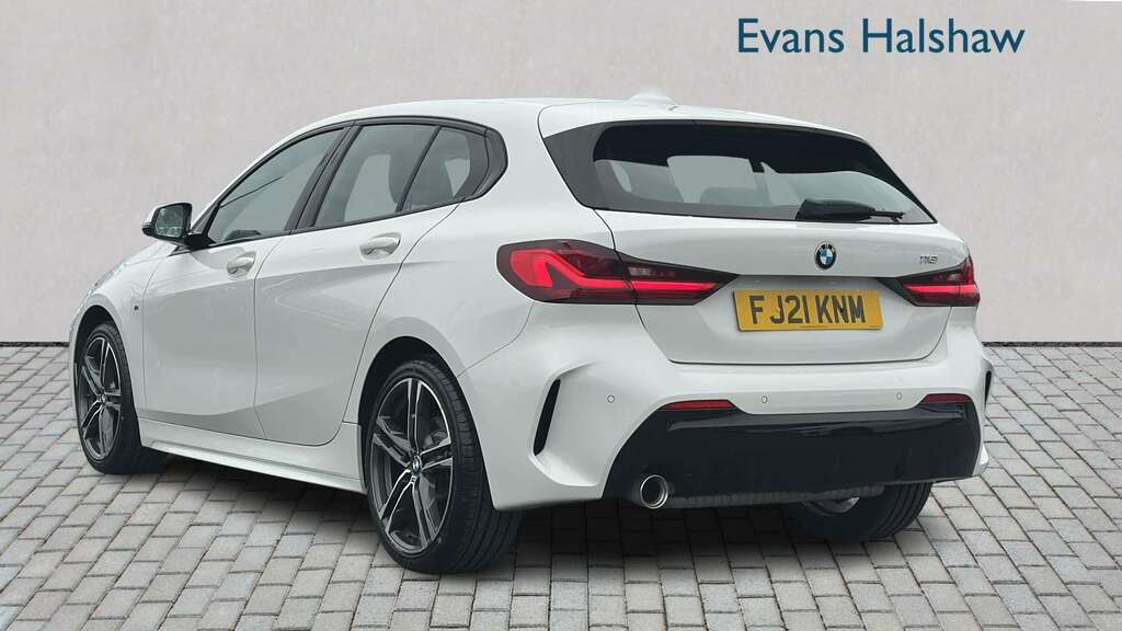 BMW 1 Series 118I M Sport 2021 FJ21KNM White #2