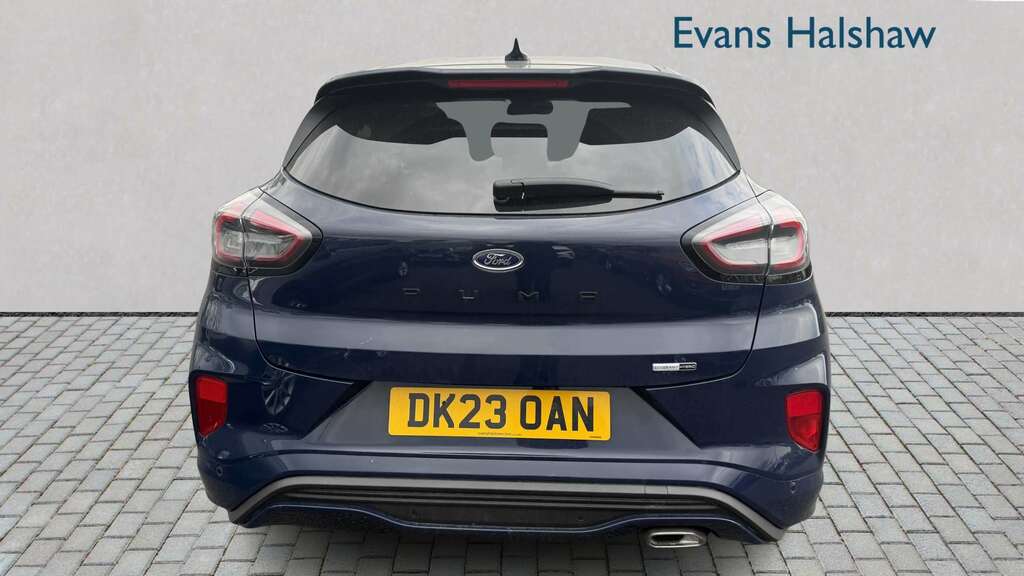 Ford Puma 1.0 Ecoboost Hybrid Mhev 155 St-line X 2023 DK23OAN Blue #5