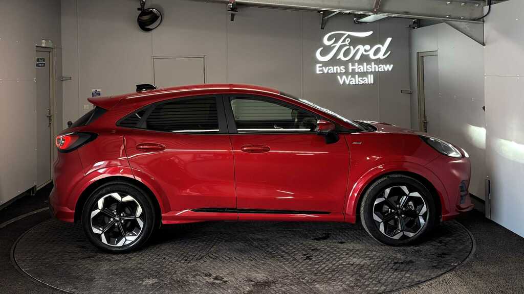 Ford Puma 1.0 Ecoboost Hybrid Mhev St-line X 2024 BT74JZU Red #4