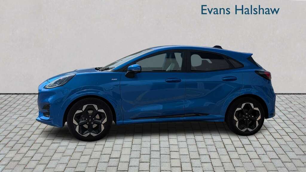 Ford Puma 1.0 Ecoboost Hybrid Mhev St-line X 2024 FX74JSU Blue #3