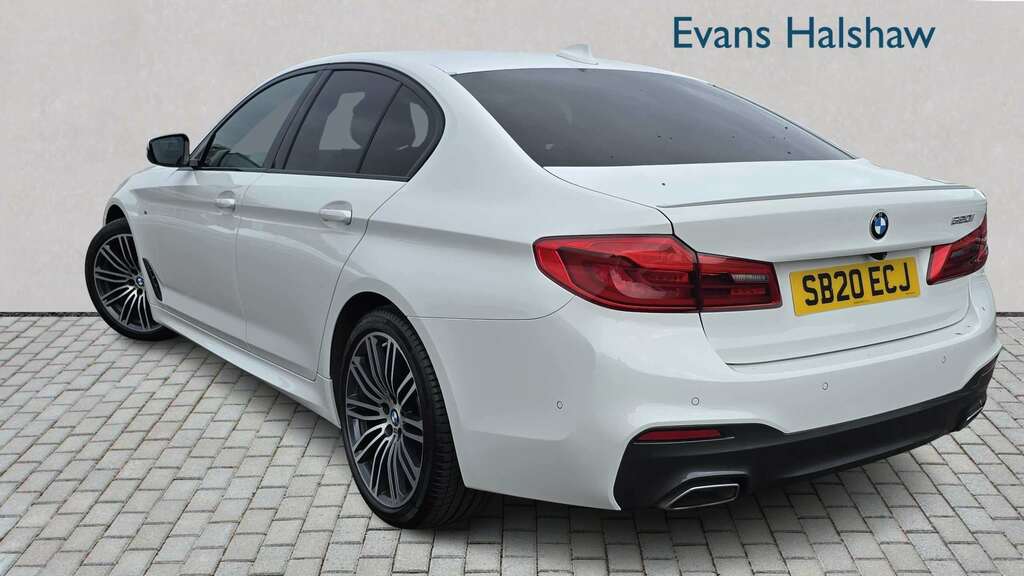 BMW 5 Series 520I M Sport 2020 SB20ECJ White #2