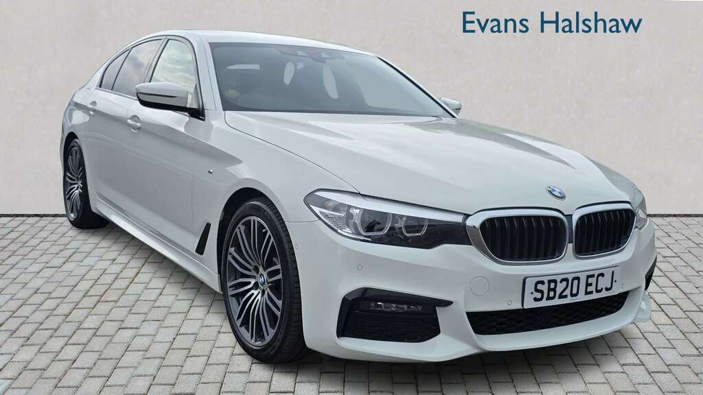 BMW 5 Series 520I M Sport 2020 SB20ECJ White #3