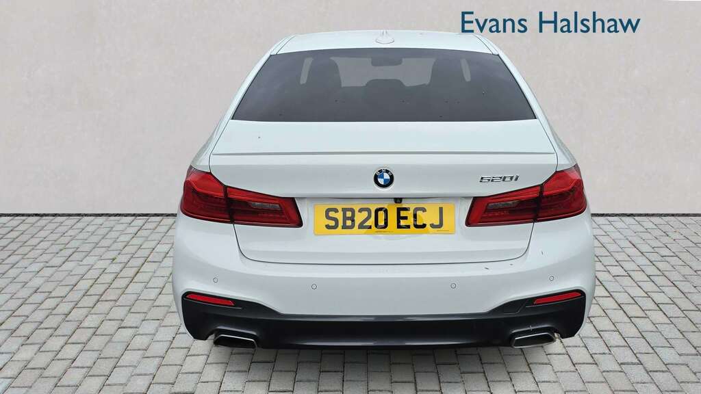 BMW 5 Series 520I M Sport 2020 SB20ECJ White #5