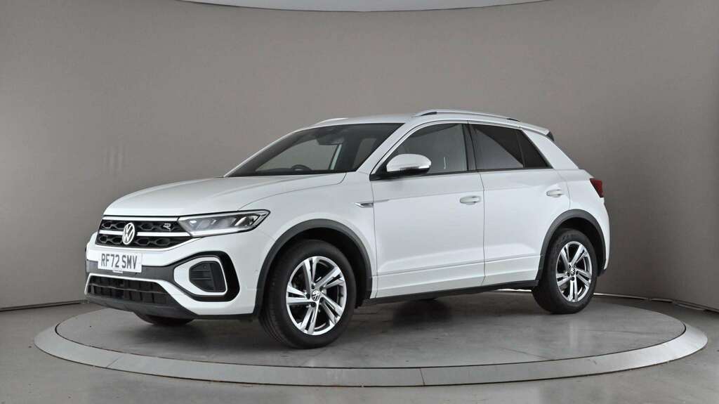 Volkswagen T-Roc 1.5 Tsi R-line Dsg 2023 RF72SMV White #3