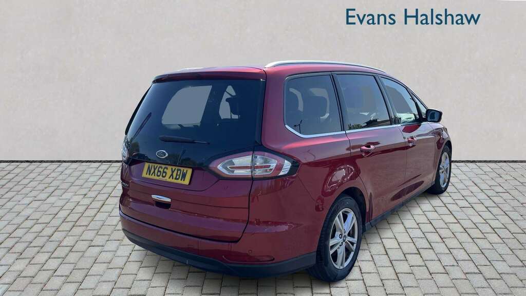 Ford Galaxy 2.0 Tdci 150 Titanium 2016 NX66XDW Red #3