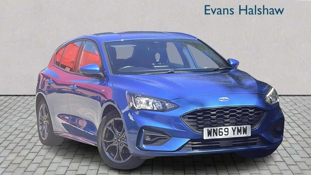 Ford Focus 1.0 Ecoboost 125 St-line 2019 WN69YMW Blue