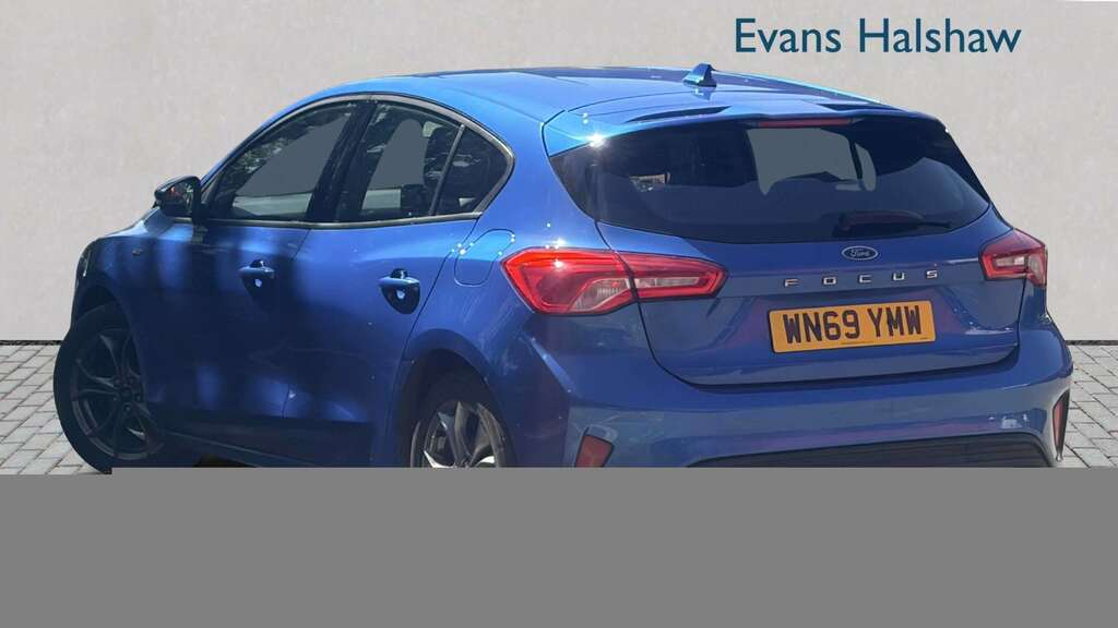 Ford Focus 1.0 Ecoboost 125 St-line 2019 WN69YMW Blue #2