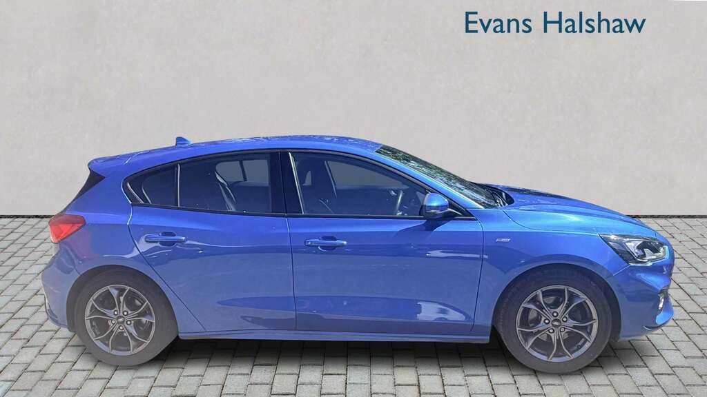 Ford Focus 1.0 Ecoboost 125 St-line 2019 WN69YMW Blue #3