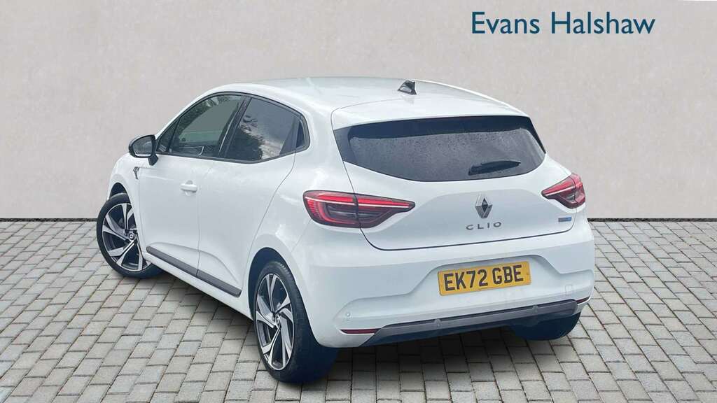 Renault Clio 1.6 E-tech Hybrid 140 Rs Line 2022 EK72GBE White #2