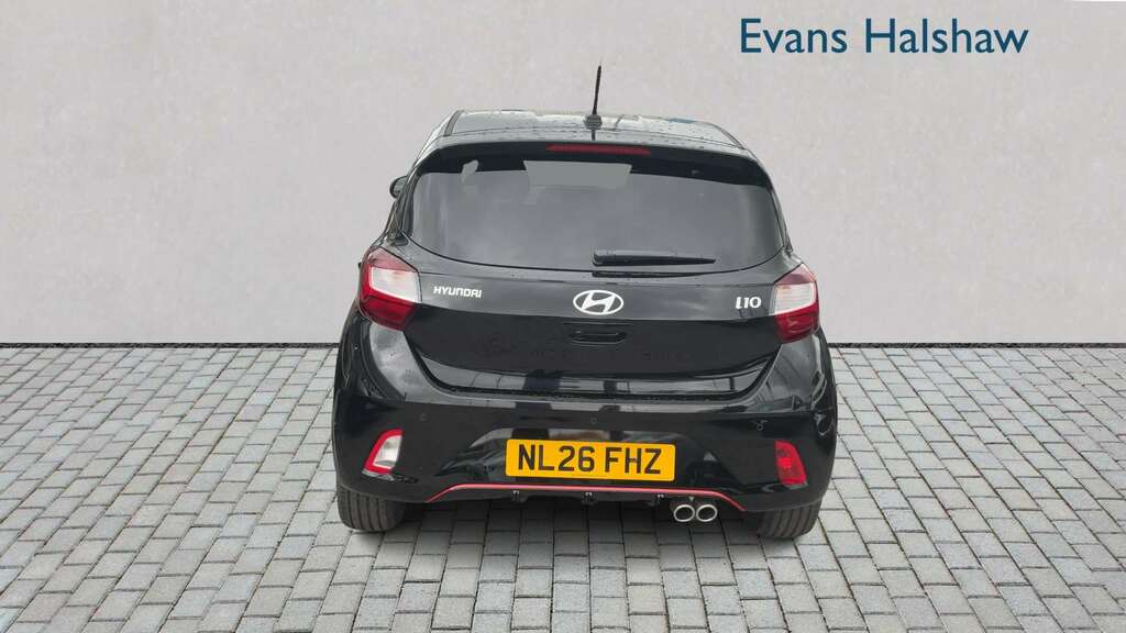 Hyundai I10 1.0T 90 N Line Nav 2026 NL26FHZ Black #4