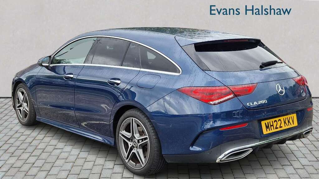 Mercedes-Benz CLA Class 200 Amg Line Premium Tip 2022 MH22KKV Blue #2