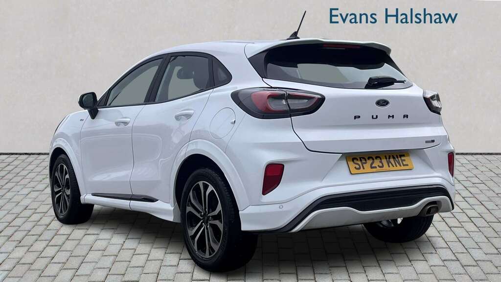 Ford Puma 1.0 Ecoboost Hybrid Mhev St-line Dct 2023 SP23KNE White #2