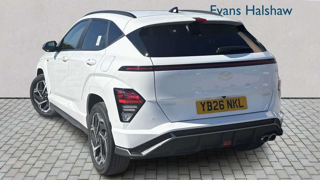 Hyundai Kona 1.6 Hybrid 138 N Line S Dct 2026 YB26NKL White #2