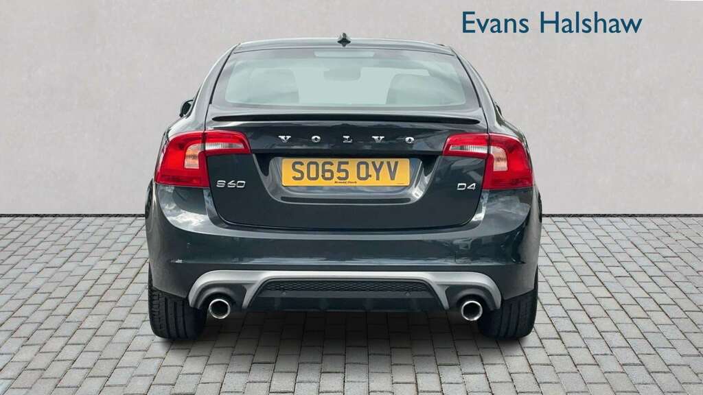 Volvo S60 D4 181 R Design Lux Nav 2015 SO65OYV Grey #4