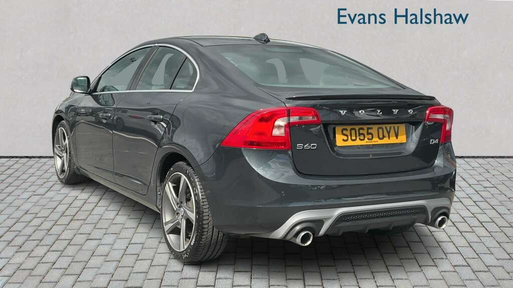 Volvo S60 D4 181 R Design Lux Nav 2015 SO65OYV Grey #2