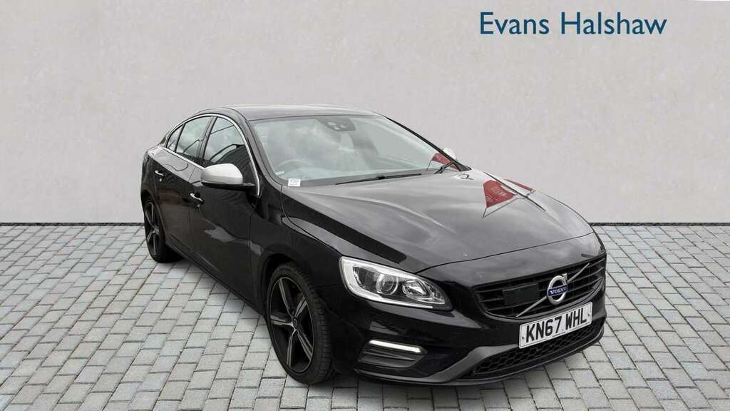 Volvo S60 D4 190 R Design Lux Nav Leather 2017 Black