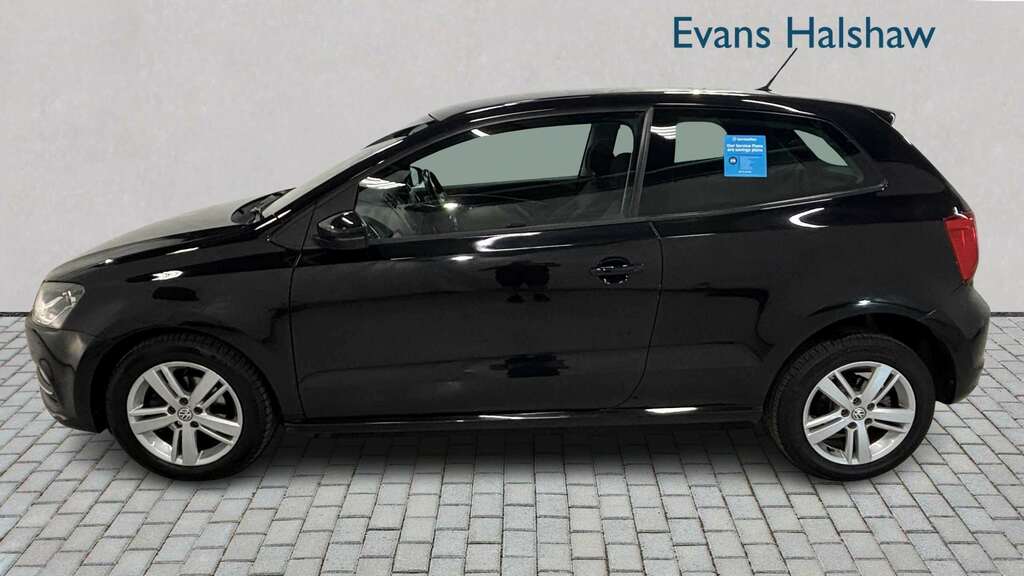 Volkswagen Polo 1.2 Tsi Match Edition 2017 BJ17WKA Black #6