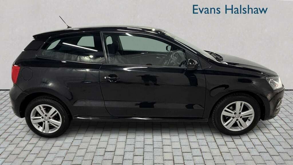Volkswagen Polo 1.2 Tsi Match Edition 2017 BJ17WKA Black #3